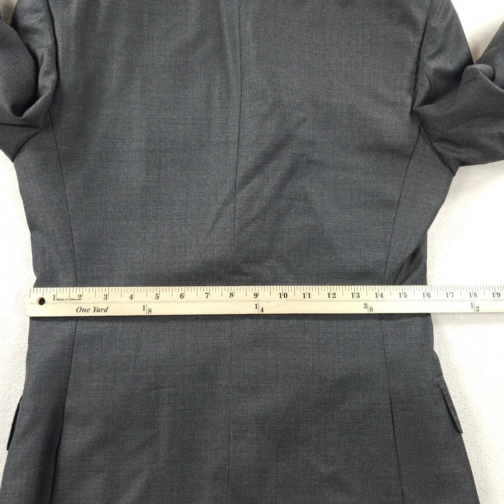 Suitsupply Jacket Mens 34 Gray VITALE BARBERIS CANONICO Napoli Int Blazer Sport - Picture 14 of 16